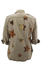 Load image into Gallery viewer, Vintage Army Jacket Reclaimed With Silk Scarf Stars