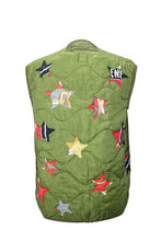 Load image into Gallery viewer, Vintage Army Jacket Liner Reclaimed With Silk Scarf Stars