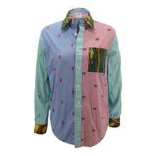 Load image into Gallery viewer, Boyfriend Shirt With Silk Collar, Cuffs, & Pocket