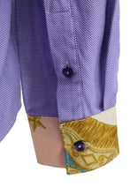 Load image into Gallery viewer, Boyfriend Shirt With Silk Collar, Cuffs, & Pocket