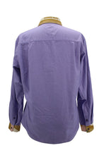 Load image into Gallery viewer, Boyfriend Shirt With Silk Collar, Cuffs, & Pocket
