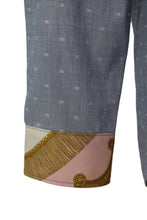 Load image into Gallery viewer, Boyfriend Shirt With Silk Collar, Cuffs, & Pocket