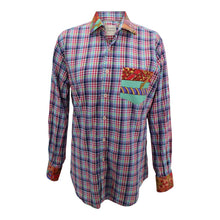 Load image into Gallery viewer, Boyfriend Shirt With Silk Collar, Cuffs, & Pocket