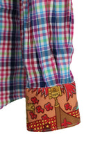 Load image into Gallery viewer, Boyfriend Shirt With Silk Collar, Cuffs, & Pocket