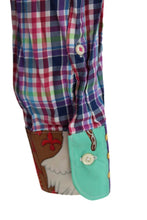 Load image into Gallery viewer, Boyfriend Shirt With Silk Collar, Cuffs, & Pocket