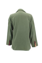 Load image into Gallery viewer, Vintage Military Jacket Reclaimed With Silk Scarf sz Medium