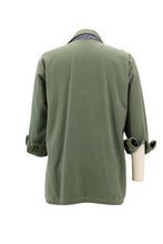 Load image into Gallery viewer, Vintage Military Jacket Reclaimed With Silk Tie sz Extra Large