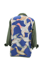 Load image into Gallery viewer, Vintage Military Jacket Reclaimed With Silk Scarf sz Extra Large