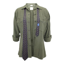 Load image into Gallery viewer, Vintage Army Jacket Reclaimed With Silk Tie