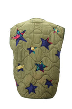 Load image into Gallery viewer, Vintage Army Jacket Liner Reclaimed With Silk Scarf Stars