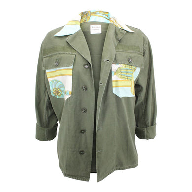 Vintage Military Collar & Pocket Jacket