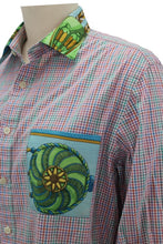 Load image into Gallery viewer, Boyfriend Shirt With Silk Collar, Cuffs, &amp; Pocket
