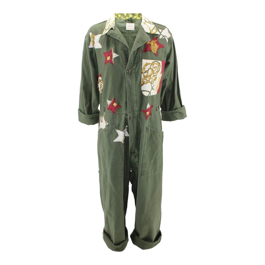 Vintage Military Coveralls Reclaimed With Silk 
